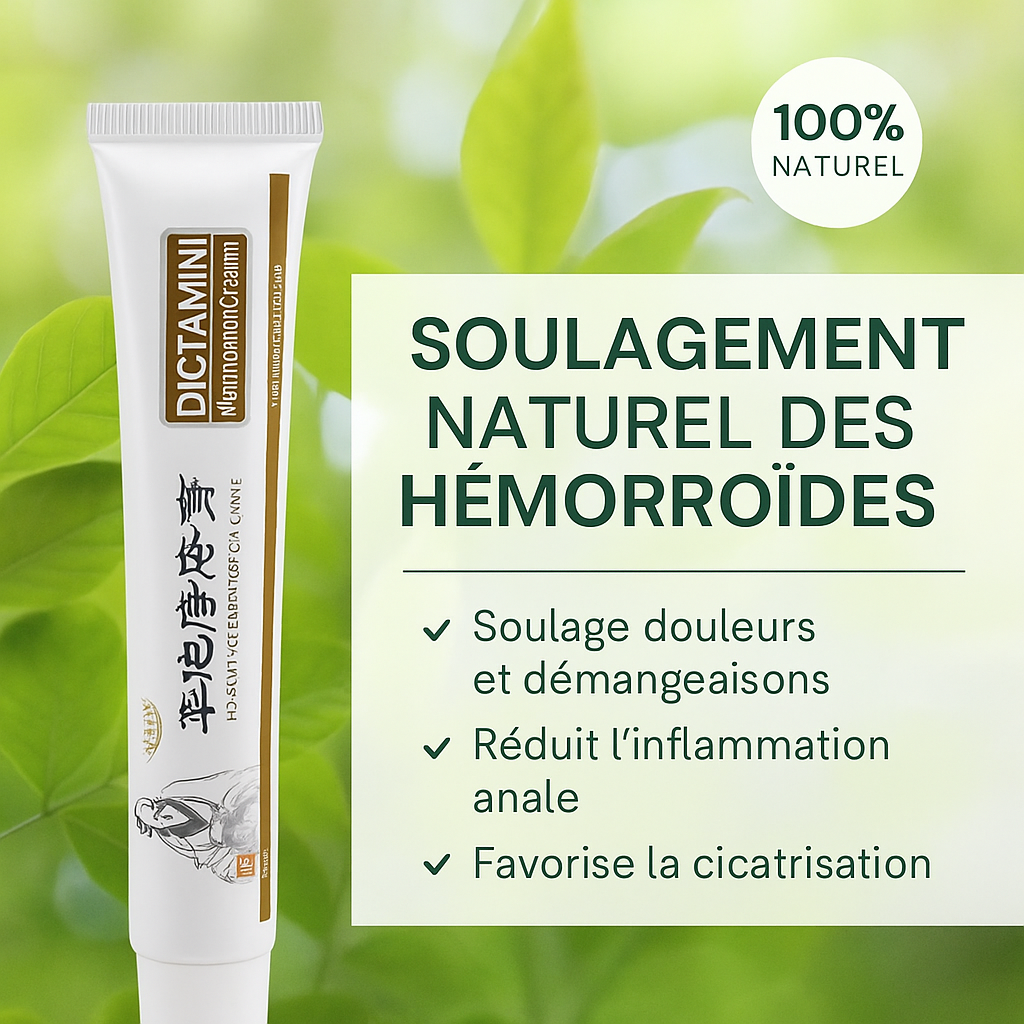 🌿 Dictamni Hémorroïdes Crème Soulagement Hémorroïdes – Confort Naturel, Efficacité Immédiate