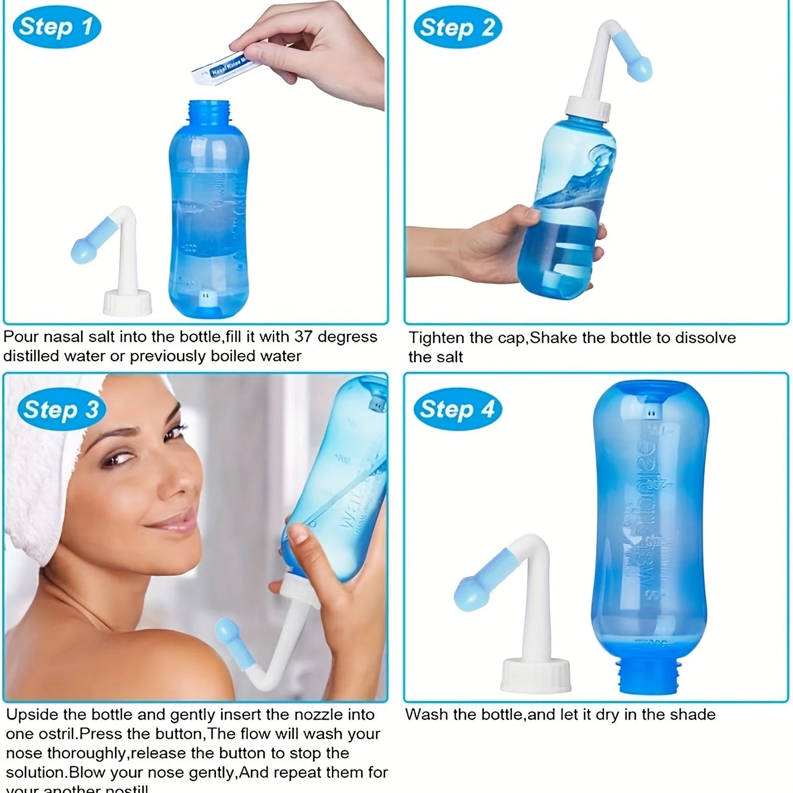 Bouteille de Lavage Nasal Avancée