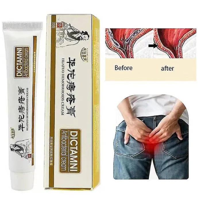 🌿 Dictamni Hémorroïdes  Crème Soulagement Hémorroïdes – Confort Naturel, Efficacité Immédiate
